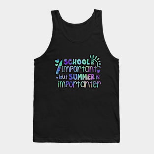 School or Summer Tank Top